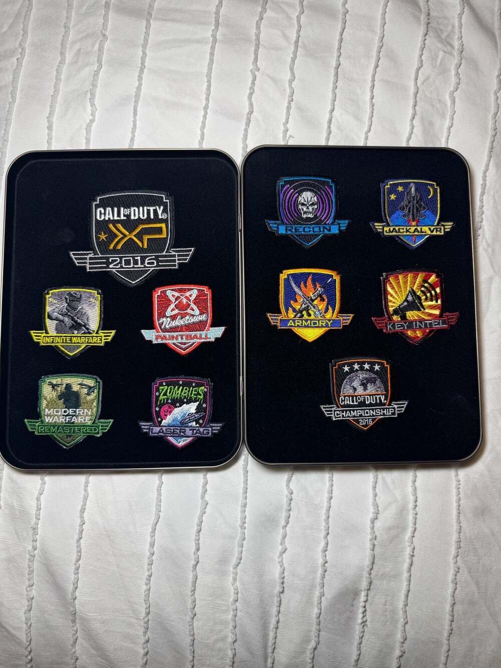Call of Duty XP 2016 Exclusive Limited Edition 10-Piece Collector Patch Set RARE